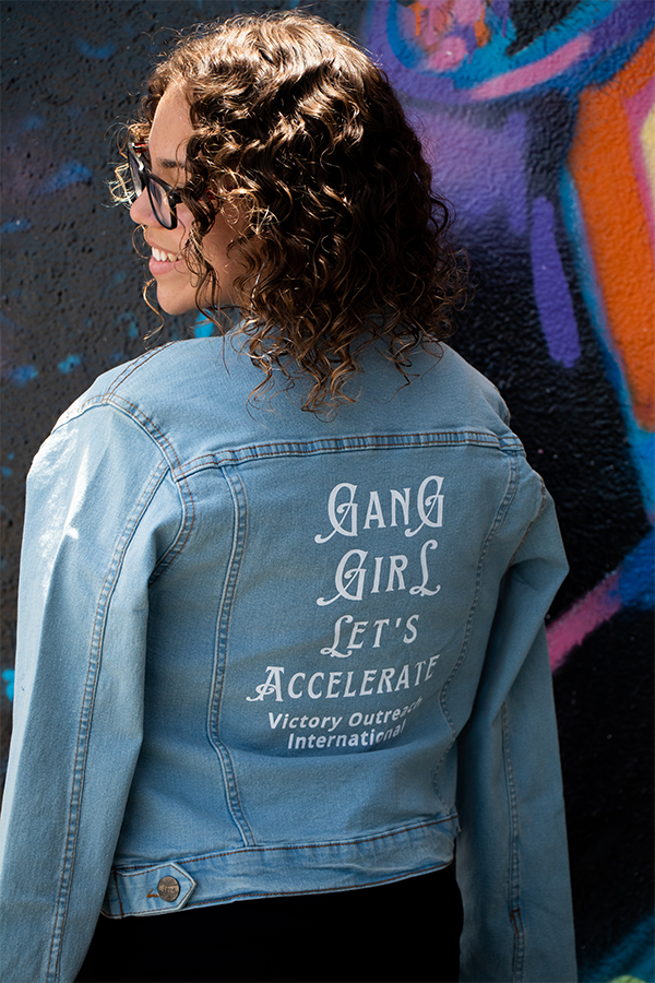 Girls purple denim sales jacket