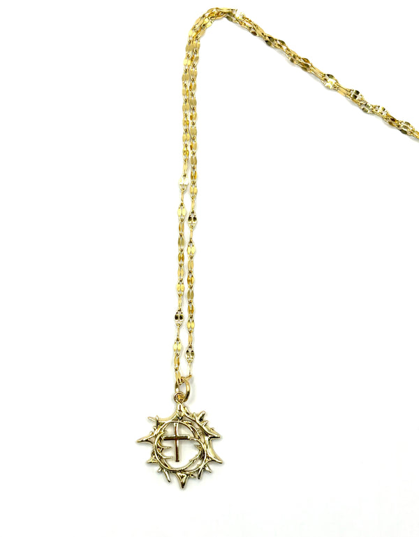 Cross & Thorns Necklace